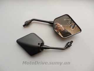 Дзеркала ромб "Enduro" (чорні, пара, М8).