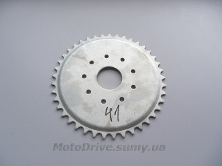 Зірка трансмісії (задня) веломотора 41 зуб.