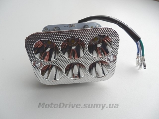 Модуль светодиодный 12V (6 диодов, 90*66mm).
