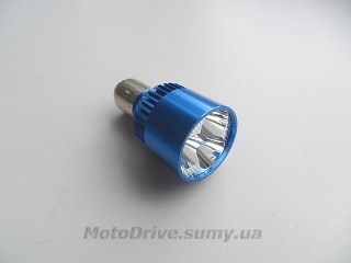 Лампа фары BA20D диодная 12V 9 W Ява старуха, скутер.