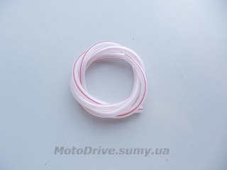 Бензошланг силікон (внутрішній d 5 мм, прозорий, 1 метр).