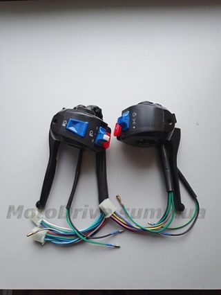 Блоки кнопок керма скутера (з важелями, пара).