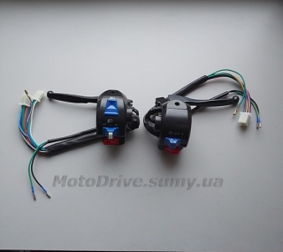 Блоки кнопок керма скутера (з важелями, пара).