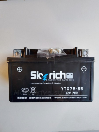 Акб 12V 7А кислотний (149x86x94, чорний) SkyRich.