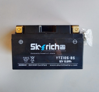 Акб 12V 8.6А кислотний (150x89x94, чорний) SkyRich.