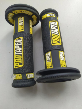 Ручки керма ProTaper (пара, гумові, жовті, L-125 мм).