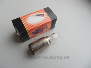 Лампа BA20D 12V 18W/18W (белая).