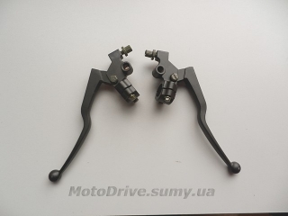 Важелі керма Іж (пара, Ø 22 мм. з кріпленням).