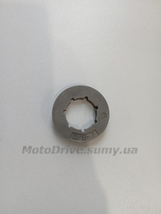 Зірка ланцюга 3/8-7 d-17 мм.