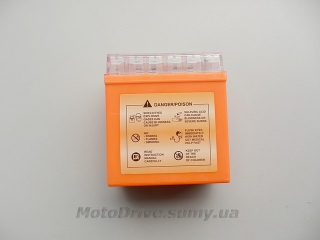 Акб 12V 5А гелевий (119x60x128, помаранчевий) VLAND.