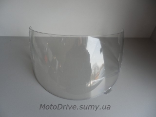 Скло біле ( візор, Ø 6 мм) шолома-інтеграла.