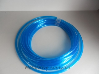 Бензошланг вініл (1 метр, внутрішній d6 мм, синій)