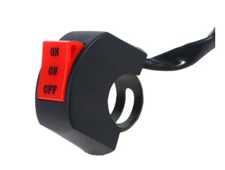 Кнопка перемикання на руль Ø22 мм (3 положення, червона).