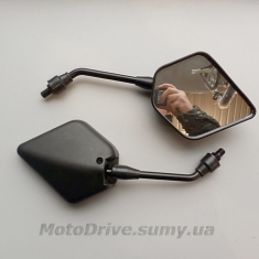 Дзеркала ромб "Enduro" (чорні, пара, М8).