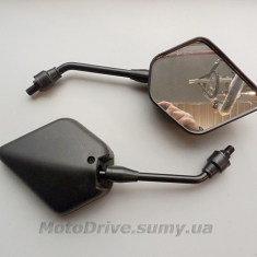 Дзеркала ромб "Enduro" (чорні, пара, М8).