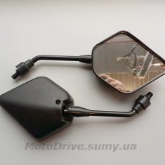 Дзеркала ромб "Enduro" (чорні, пара, М8).