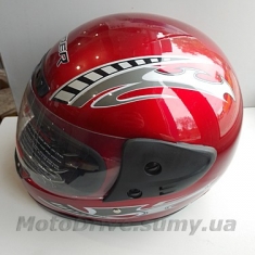Шлем Viper, красный глянец.