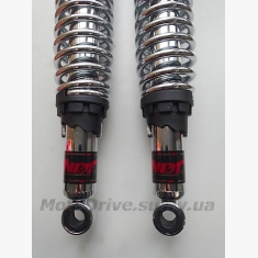Амортизатори задні (340 мм, хром, пара) NDT.