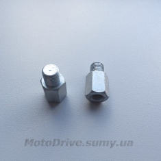 Перехідники для дзеркал на мото 8мм-10мм (пара).