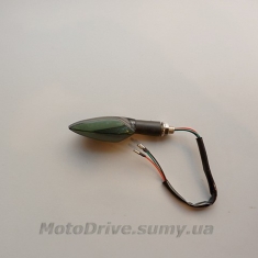 Поворот мото LED (L-122 мм, желтый + габарит, 1 шт).