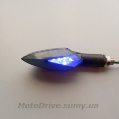 Поворот мото LED (L-122 мм, желтый + габарит, 1 шт).