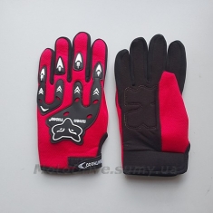 Рукавички мото Knigh Thood (червоні, пара).