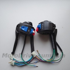 Блоки кнопок керма скутера (з важелями, пара).