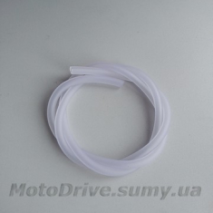 Бензошланг силікон (внутрішній d 5 мм, прозорий, 1 метр).