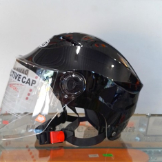 Шолом відкритий David, окуляри, чорний глянець.