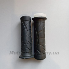 Ручки керма мопед, мото (пара, чорні, L-130 мм).