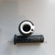 Ручки керма мопед, мото (пара, чорні, L-130 мм).