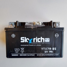 Акб 12V 7А кислотний (149x86x94, чорний) SkyRich.