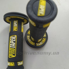 Ручки керма ProTaper (пара, гумові, жовті, L-125 мм).