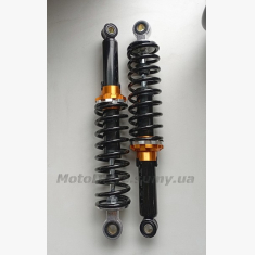 Амортизатори задні (340 mm, чорно-помаранчеві, пара).