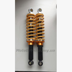 Амортизатори задні (340 mm, помаранчево-чорні, пара).