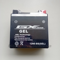 Акб 12V 5А  GEL (120x60x128, чорний) GxMotor.