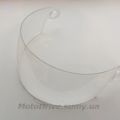 Скло біле ( візор, Ø 20 мм) шолома-інтеграла.