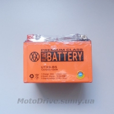 Акб 12V 9А гелевий (150x86x107, помаранчевий) VLAND.