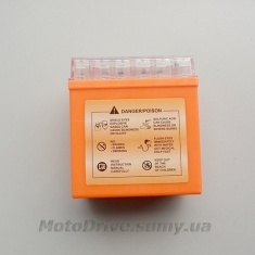 Акб 12V 5А гелевий (119x60x128, помаранчевий) VLAND.