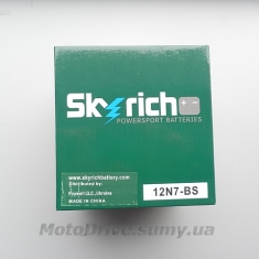 Акб 12V 7А кислотний (135x134x75, чорний) SkyRich.