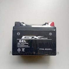 Акб 12V 4A  GEL (113x68x86, чорний) GxMotor..