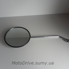 Дзеркало Дельта (чорний + ніжка хром, 1шт, М8).