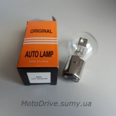 Лампа BA20D (2 уса) 12V 25W/25W (''груша'')