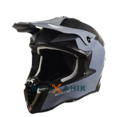 Шолом IROS HD-806 (кросовий) matt Black/Grey.